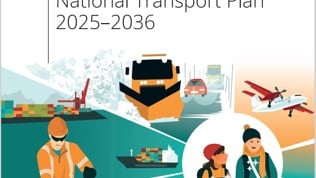 Credit: Melkeveien/DSS The cover of the National Transport Plan summary