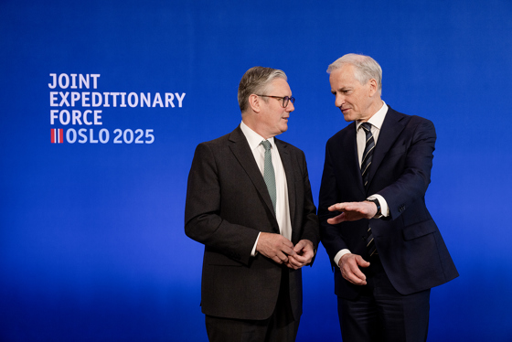 Keir Starmer og Jonas Gahr Støre